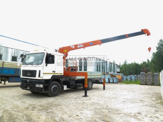 Манипулятор Kanglim KS1256 GII на шасси МАЗ 5340 B5