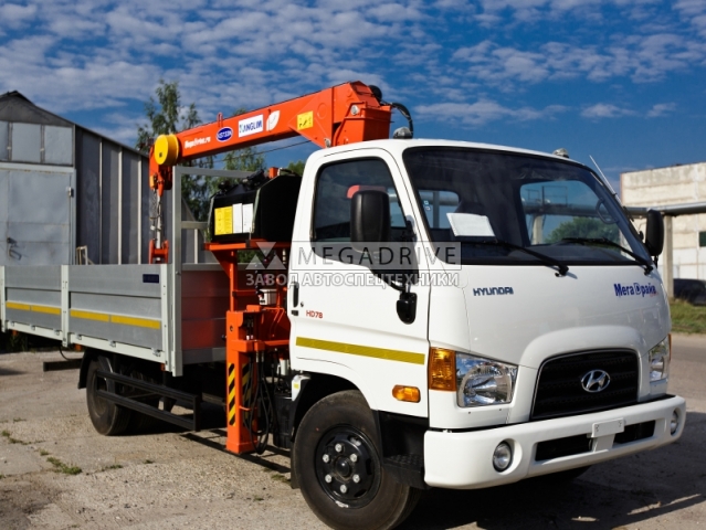 Манипулятор Kanglim KS733N на шасси Hyundai HD78