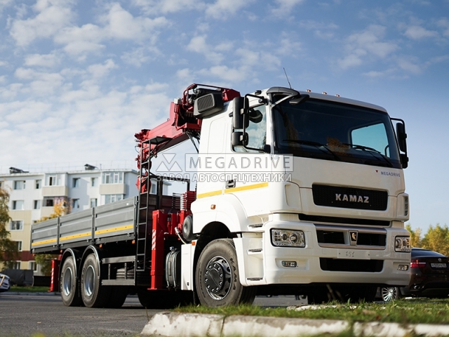 Манипулятор ML-805 (МП-805) на шасси КАМАЗ 65207