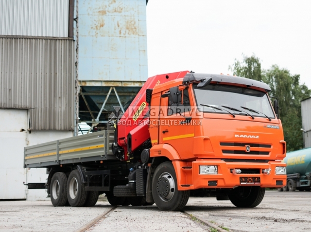 Манипулятор Palfinger IM320 на шасси КАМАЗ-65115