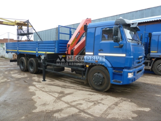 Манипулятор PALFINGER PK15500A на шасси КАМАЗ 65117 Манипулятор PALFINGER PK15500A на шасси КАМАЗ 65117