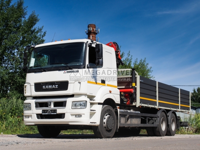 Манипулятор PALFINGER PK23500 на шасси КАМАЗ 65207