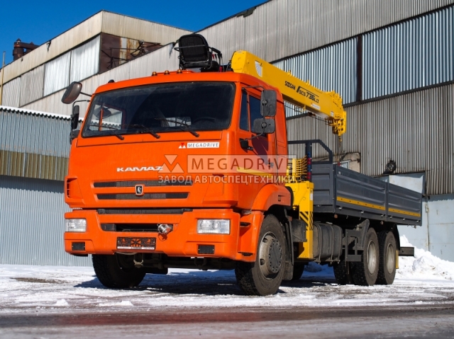 Манипулятор Soosan SCS 736 LII на шасси Камаз-65115