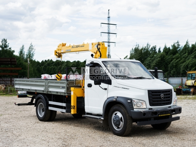 Манипулятор Soosan SCS334 на шасси ГАзон NEXT