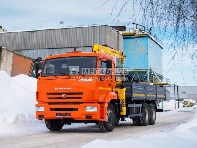 Манипулятор Soosan SCS513 на шасси КАМАЗ-65115