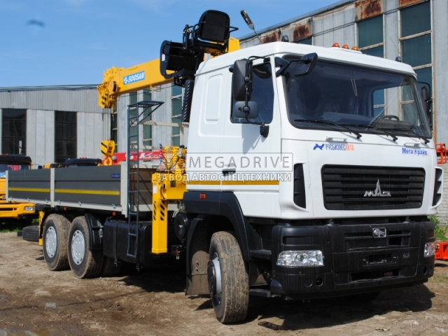 Манипулятор SOOSAN SCS746L на шасси МАЗ 6312В5