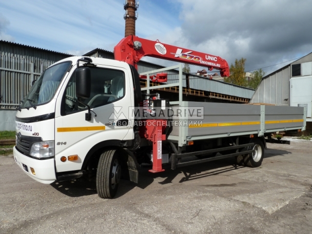 Манипулятор UNIC URV-373 на шасси HINO 300