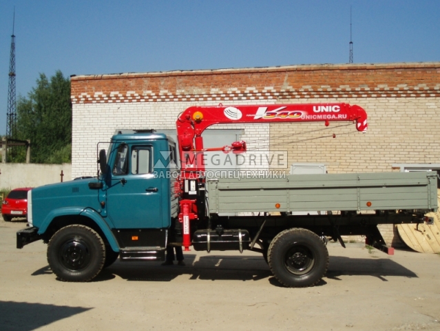 Манипулятор UNIC URV343 на шасси ЗИЛ 4331