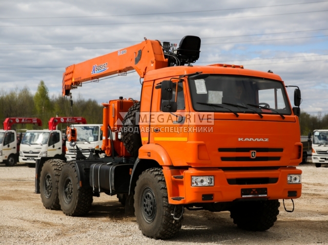 Манипулятор XCMG SQS 157 на шасси КАМАЗ 53504