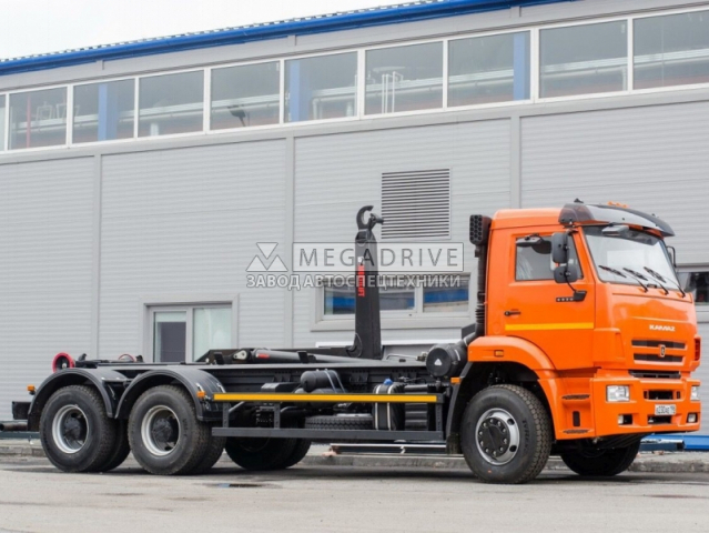 Мультилифт HIAB 20S59 на шасси КАМАЗ 6520